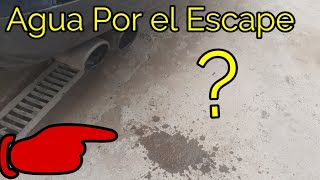 Porque Tu Auto Tira Agua Por El Escape [upl. by Wash]