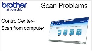 Fix scan problems with ControlCenter4 – from computer [upl. by Airom]