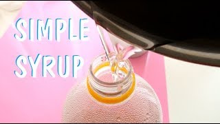 HOW TO MAKE SIMPLE SYRUP amp Keep cakes moist [upl. by Borchert482]