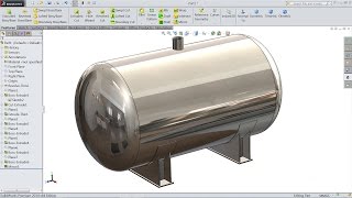 Solidworks tutorial Design Boiler [upl. by Lanctot]