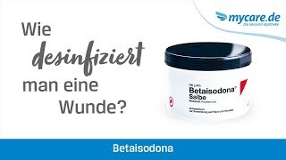 Wie desinfiziert man eine Wunde [upl. by Aelanej]