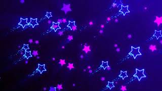 FONDO DE PANTALLA ESTRELLAS NEON VOLANDO HD BACKGROUND NEON STARS FLIYING HD [upl. by Gordie120]