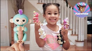 Fingerlings Pet Baby Monkey Toy Unboxing [upl. by Aleafar]