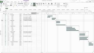 Simple Project Plan in Microsoft Project [upl. by Lytsyrk610]