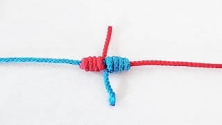 Fishing Knots How To Tie A Blood Knot [upl. by Odrareve]