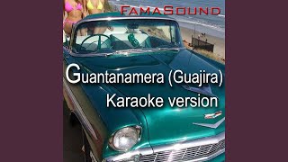 Guantanamera Guajira Karaoke Version Originally Performed by Zucchero [upl. by Einned]