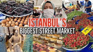 Istanbuls Biggest Street Market  Hidden Local Sweet Shops By Aysenur Altan [upl. by Ennaehr]