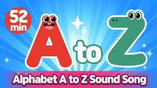 Alphabet A to Z Sound Song Compilation l Phonics for English Education [upl. by Ballard]