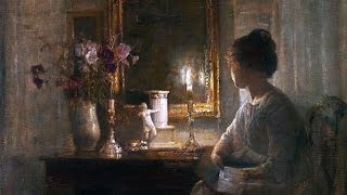 Arvo Part  Spiegel im Spiegel Carl Vilhelm Holsoe  Paintings [upl. by Dibru]