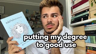 literature graduate reads bad youtuber books ft gabbie hanna jake paul miranda sings etc [upl. by Assereht442]