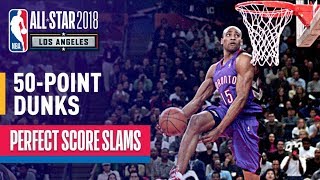 ALL 50Point Dunks In NBA Slam Dunk Contest History [upl. by Penthea86]