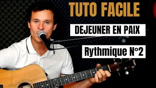 Tuto guitare Stephan Eicher  Déjeuner en paix Accords et Paroles [upl. by Dorca]