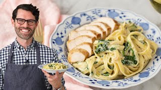 Easy Chicken Alfredo Recipe [upl. by Somar]