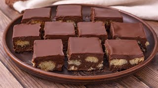 Torta di cioccolato e savoiardi come creare un dessert strepitoso con 4 ingredienti [upl. by Gould]