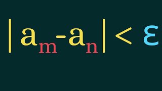 Real Analysis  Cauchy Sequences [upl. by Elawalo]