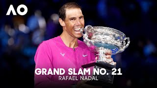 Rafael Nadal Journey to Grand Slam No 21 [upl. by Alyahc]