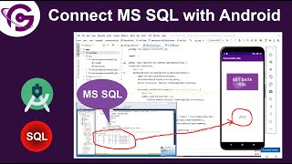 How to Connect Android Studio with MS SQL Server Step by Step  ProgrammingGeek [upl. by Lledra]