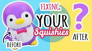 Squishy Makeovers Fixing Your Squishies 20 [upl. by Enihpled]