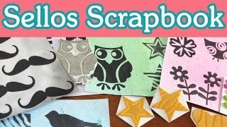 Crea tus Sellos  Tutorial Scrapbook  Homemade Stamps DIY [upl. by Nylecaj]