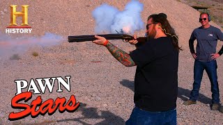 Pawn Stars CRAZY EXPENSIVE SEVEN BARREL GUN Season 13  History [upl. by Gerson]