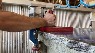 Granite Countertop Fabrication  Chisel Edge [upl. by Miner173]