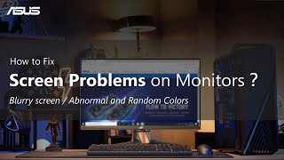 How to Fix Screen Problems on Monitors  ASUS SUPPORT [upl. by Rossie]