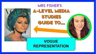 ALevel Media Studies  Vogue  Representation [upl. by Lilias]