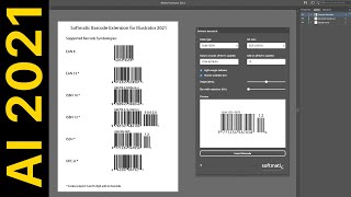 Creating EAN  ISBN  UPC barcodes in Adobe Illustrator 2021 [upl. by Caldwell]