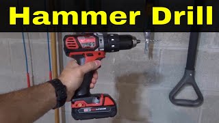 How To Use A Hammer DrillTutorial [upl. by Eitsirhc]