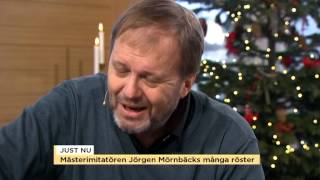 Mästerimitatören Jörgen Mörnbäck quotDärför är politiker kul att imiteraquot  Nyhetsmorgon TV4 [upl. by Jarvis]