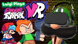 FRIDAY NIGHT FUNKIN IN VR  Luigi Plays FRIDAY NIGHT FUNKIN VR [upl. by Ainaj]