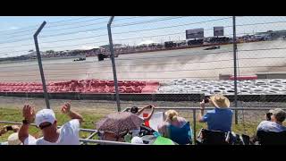 Max Verstappen crash 1st lap British GP [upl. by Eugenie]