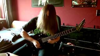 Megadeth  Lucretia Full Guitar Cover with all Solos [upl. by Enyak]