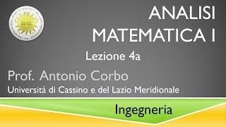 Analisi Matematica I Lezione 4a [upl. by Zednanreh650]