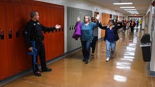 Inside an active shooter training at CNY high school [upl. by Maxey]