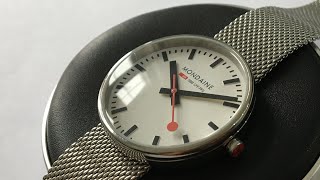 TUTORIAL Mondaine Watch Railway Mini Giant 30362 Quick Battery Change [upl. by Eirot666]