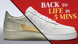 Easy Method To Restore White Sneakers How To Clean White Sneakers Properly [upl. by Schmidt]