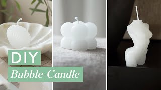 Bubble Candle DIY  Trend Kerzen selber machen [upl. by Albric]