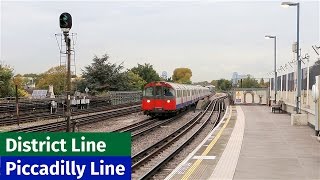 LU SlowFast Trains on the DistrictPiccadilly Lines  Part 1 [upl. by Molohs817]