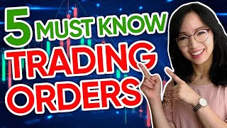 5 Types of ORDERS You Must Know For Trading [upl. by Ysdnyl]