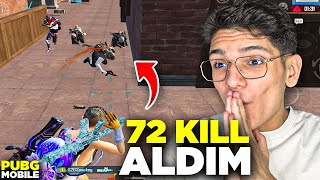 72 KİLL ALDIM YENİ KİLL REKORUM  PUBG MOBİLE [upl. by Nowtna68]