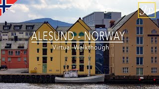 Alesund Norway Virtual Walkthrough Town [upl. by Hezekiah]