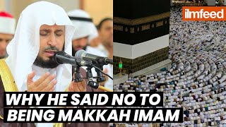 Why He Said NO To Being Masjid Al Haram Imam [upl. by Annawek]