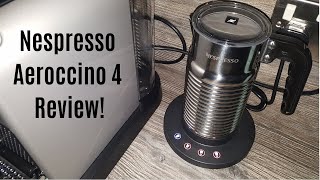 Nespresso Aeroccino 4 Milk Frother Review  Worth upgrading from the Aeroccino 3 [upl. by Avik522]