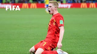 Kevin De Bruyne goal vs Brazil  ALL THE ANGLES  2018 FIFA World Cup [upl. by Jereld371]