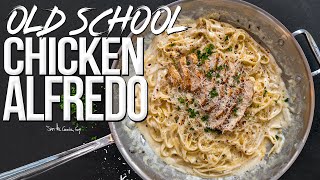 Old School Chicken Alfredo Recipe  SAM THE COOKING GUY 4K [upl. by Downall]