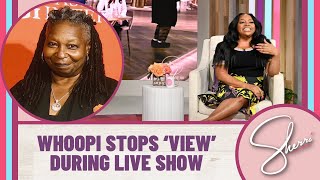 Whoopi Stops “View” Taping  Sherri Shepherd [upl. by Llain888]