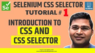 Selenium CSS Selector 1  Introduction to CSS and CSS Selector [upl. by Grove]