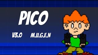 MUGEN  Pico Edit V30 Update [upl. by Enaasiali]