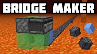 How to Make a Basalt Bridge Maker NETHER Minecraft 118 [upl. by Nevah]